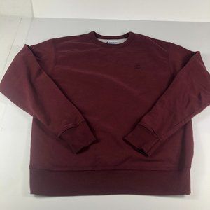 Y2K Champion Sweatshirt Adult Medium Red Tonal Faded Essential Crewneck